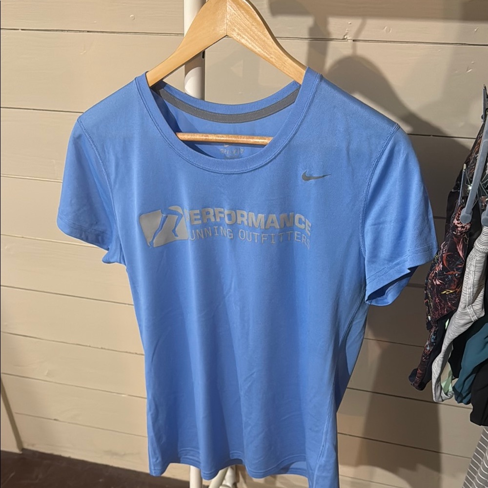 Nike Blue Crew Neck Short Sleeve T-Shirt